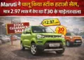 Maruti's offer: S-Presso for Rs 2.97 lakh, up to Rs 58 thousand discount for UP-Bihar customers