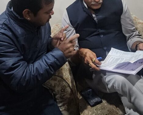 Memorandum submitted to Union Minister Gajendra Singh Shekhawat regarding merit and bonus based nursing and paramedical recruitment.