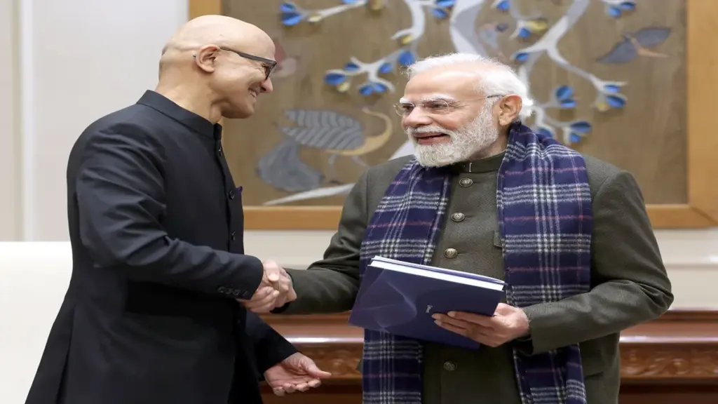 Microsoft To Invest $17.5 Billion In India: AI hub to be built in India, Microsoft to invest $17.5 billion, CEO Satya Nadella meets PM Narendra Modi, Microsoft to invest $17.5 billion to build AI hub in India, CEO Satya Nadella meets PM Narendra Modi
