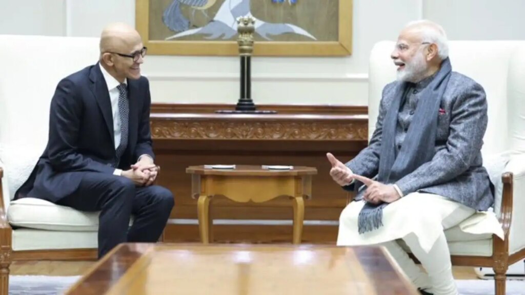 Microsoft will invest 17.5 billion dollars to make India an AI superpower, Satya Nadella's high level meeting with PM Modi