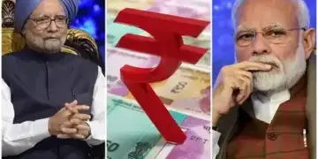Modi rule or Manmohan Singh, whose rule has brought down the rupee the most, you will be stunned by the figures.