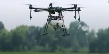 New initiative in agriculture using drone technology in Bhilwara, spraying of nano fertilizers and medicines at concessional rates.