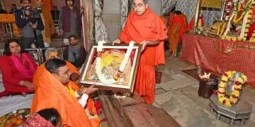 सीएम भजनलाल शर्मा ने 2 साल कार्यकाल पूरा होने पर मंदिर में पूजा-अर्चना की, गौशाला में दान किया