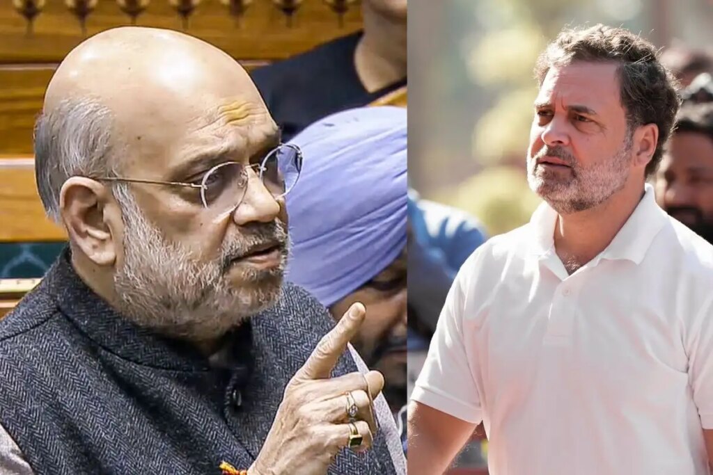 'Parliament will not function as per your wish...' Clash in Lok Sabha! Amit Shah got angry at Rahul Gandhi's remarks, then heated debate took place
