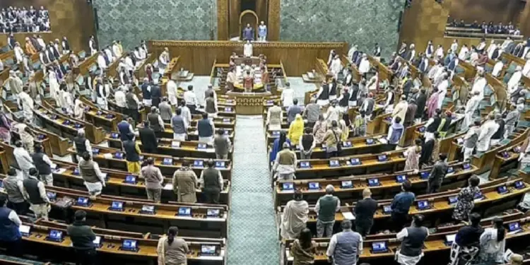 Parliament's winter session begins on a stormy note, with Nadda and Kharge arguing in the Rajya Sabha, and the Manipur GST Bill passed in the Lok Sabha.