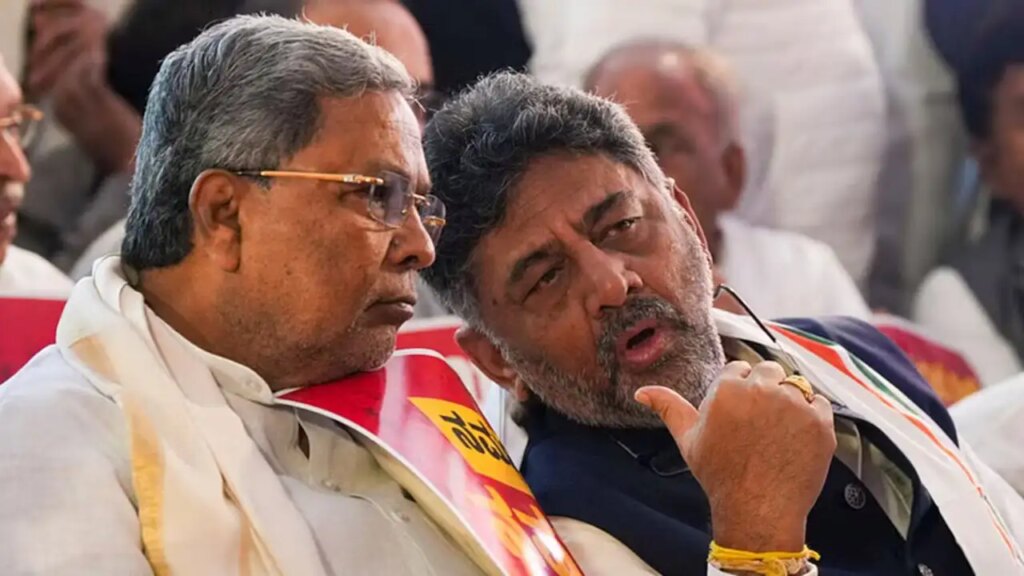 Political uproar in Karnataka Congress: DK Shivkumar had dinner with 50 MLAs, increased stir in political circles.