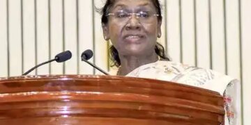 President Draupadi Murmu attended the operational demonstration of the Indian Navy as the chief guest.