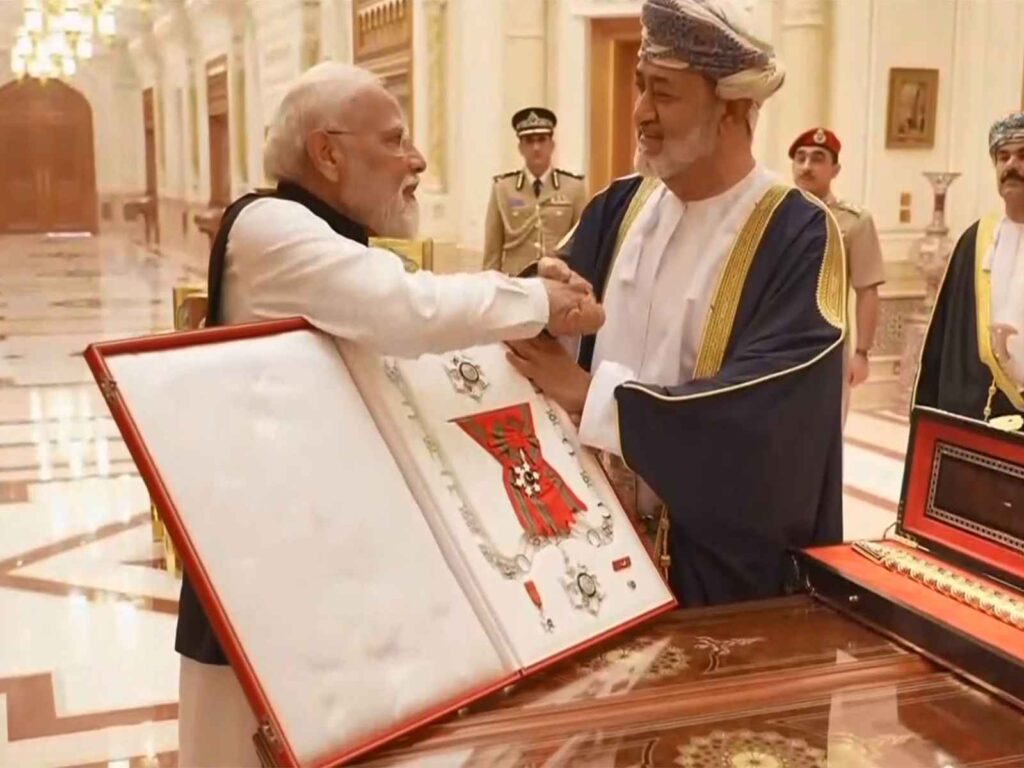 Prime Minister Narendra Modi received the 29th highest foreign honour, Oman honored him