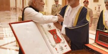 Prime Minister Narendra Modi received the 29th highest foreign honour, Oman honored him