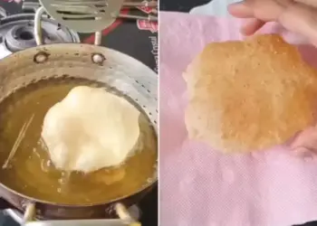 Puri will not be able to be dipped in oil, if you adopt this trick with salt, you will save money on air fryer.