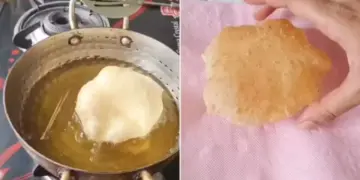Puri will not be able to be dipped in oil, if you adopt this trick with salt, you will save money on air fryer.
