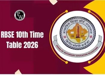 RBSE 10th Time Table 2026 released! Know when the 10th exams will start and how to download the datesheet.