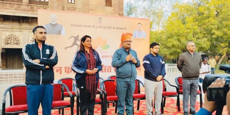 Rajasthan will become developed only with healthy body and healthy mind: Bhansali