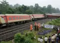 Rajdhani Express train collides with elephants in Hojai, Assam, seven elephants died.