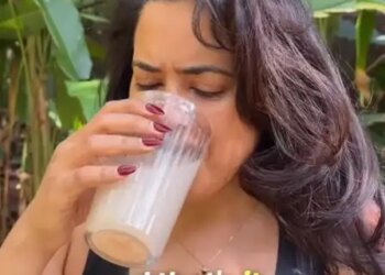 Sameera Reddy shared the recipe of 'Banana Stem' juice, told the natural way of detox