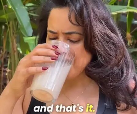 Sameera Reddy shared the recipe of 'Banana Stem' juice, told the natural way of detox