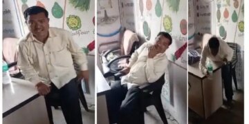 Shameful incident: Drunk teacher did high-voltage dance in school, students were shocked, see viral video