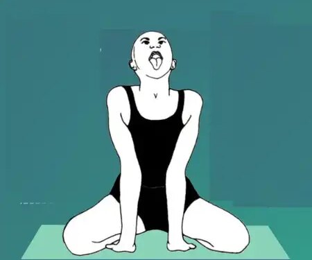 Sinhagarjanasana: Remove the problem of snoring and strengthen the respiratory system, practice like this