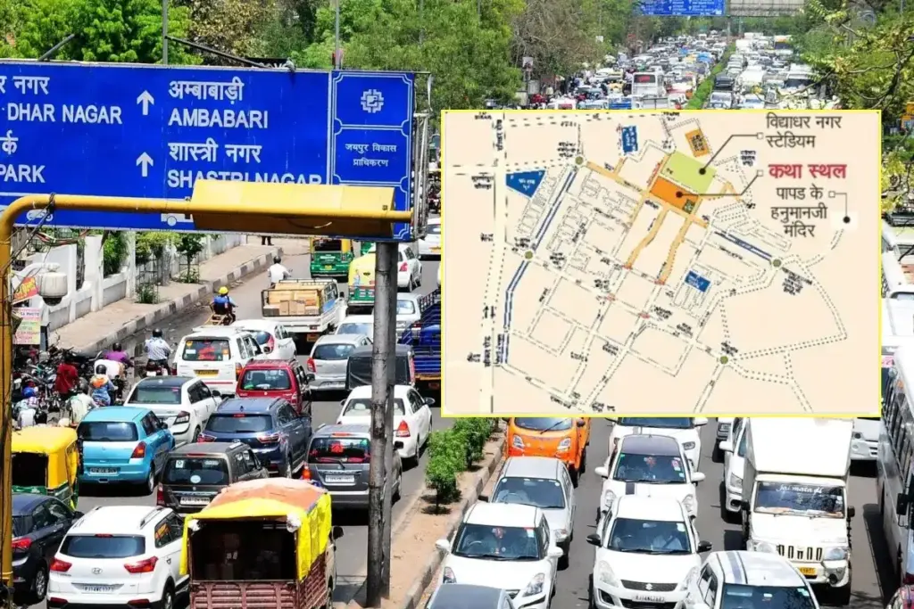 Special traffic arrangements implemented in Jaipur due to New Year and tourist season, see video, routes will be changed from 27th December to 4th January.