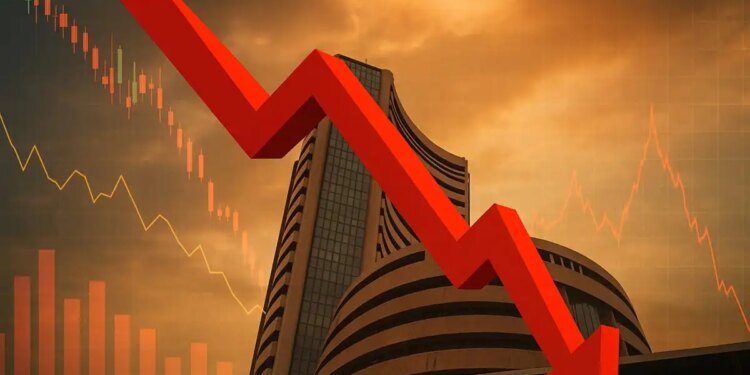 Stock Market Closing: Market crashed amid weak global signals, Sensex fell by more than 360 points, Nifty closed down by 100 points.