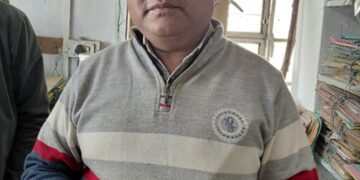Technical supervisor AEN arrested red handed taking bribe of Rs 14,000