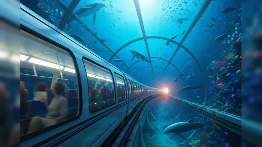 Underwater Train in India: Railway tunnel is being built in the sea with giant machines, high speed rail will run as deep as a 20 storey building.