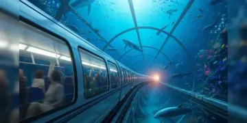 Underwater Train in India: Railway tunnel is being built in the sea with giant machines, high speed rail will run as deep as a 20 storey building.