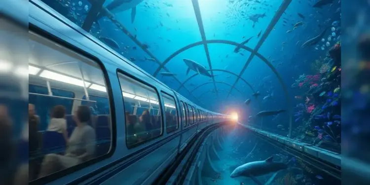 Underwater Train in India: Railway tunnel is being built in the sea with giant machines, high speed rail will run as deep as a 20 storey building.