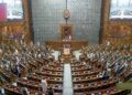 Uproar on the first day of winter session of Parliament, Lok Sabha adjourned amid opposition sloganeering