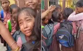 Viral Video: 'Please don't send me to jail…' The school child started crying as soon as he saw the police, said - 'Mom and Dad will kill you'