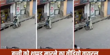 When the bicycle collided, Mutavalli Saheb got angry, slapped the innocent girl, reached jail