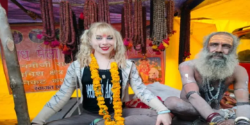 Lucretia of Italy adopted Sanatan Dharma: She was captivating everyone by singing bhajans and kirtans in Magh Mela, Mahakumbh changed her life!