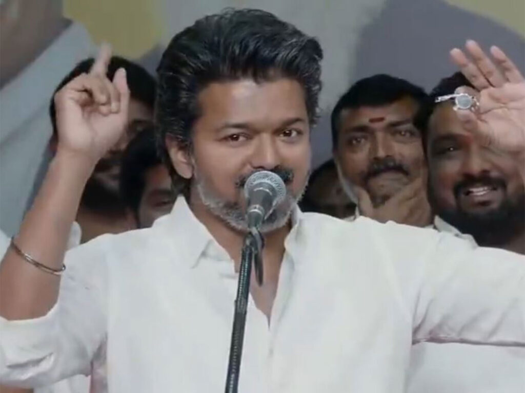 AIADMK and DMK surrender before BJP, we will not bow down: TVK leader Vijay