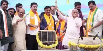 बल्लारी हिंसा मामला: कर्नाटक भाजपा का विशाल विरोध प्रदर्शन, कांग्रेस विधायक की गिरफ्तारी की मांग