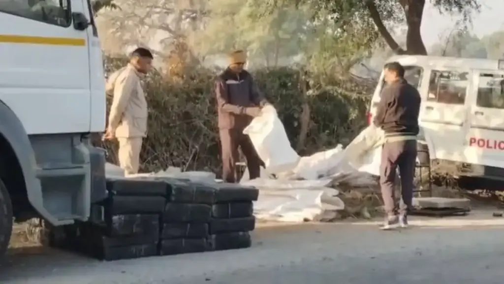Big disclosure of ganja supply from Orissa to Rajasthan, see video, Tonk DST caught 500 kg of ganja worth Rs. 3 crores