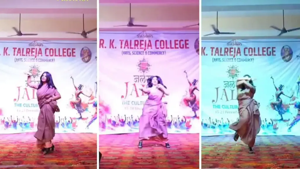College teacher danced to the tune of 'Dhurandhar' song, people went crazy with her moves.