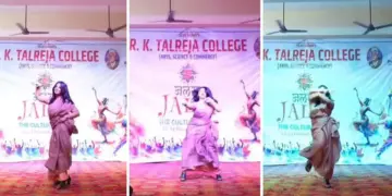 College teacher danced to the tune of 'Dhurandhar' song, people went crazy with her moves.