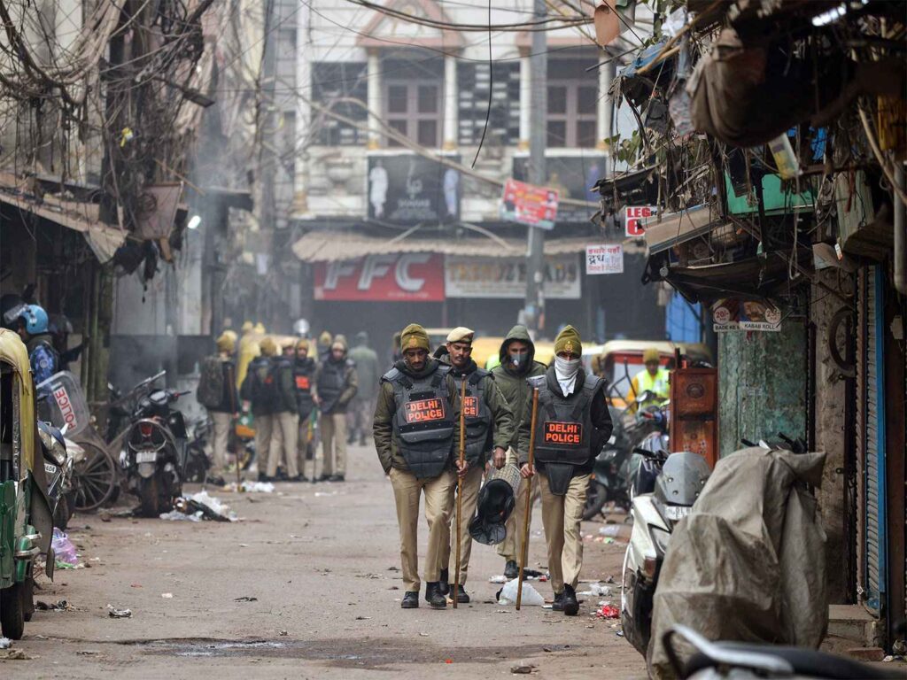 Delhi: 5 arrested in stone pelting case near Faiz-e-Ilahi Mosque, five policemen were injured