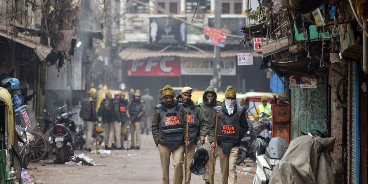Delhi: 5 arrested in stone pelting case near Faiz-e-Ilahi Mosque, five policemen were injured