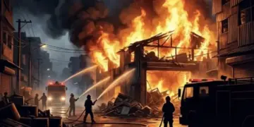 Fire in scrap warehouse in Pitampura, Delhi, 2 people from Bihar burnt alive, 3 injured