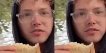 Foreigner liked tea and bread in the shivering winter, gave such a reaction after eating it