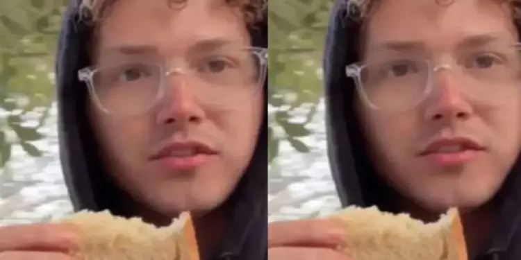 Foreigner liked tea and bread in the shivering winter, gave such a reaction after eating it