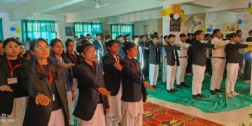 Fresher party at Shri Nurshig GNM Training Institute, pledge taken for de-addiction