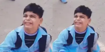 Funny reaction of school student on bunking in Delhi, even policemen laughed, Viral Video