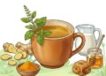 Ginger-Basil-Turmeric decoction: Immunity will increase rapidly in winter, hence relief from cold and infection.