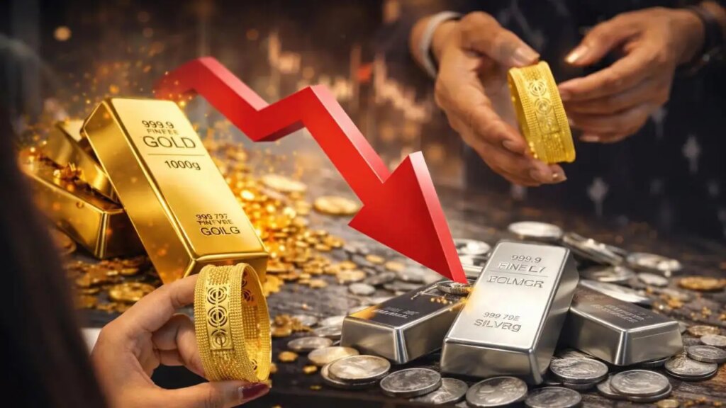 Gold-Silver Crash creates panic among investors, silver becomes cheaper by ₹ 1 lakh in a day, gold also becomes cheaper, know what is today's price