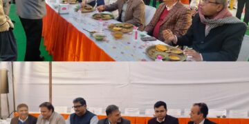 Grand event of Paushbade Prasad at Dhamkeshwar Mahadev Temple located in Directorate of Autonomous Government Department.