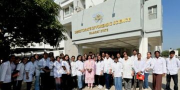 Industrial visit to Directorate of Forensic Science by NSIT-IFSCS