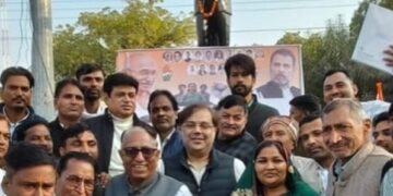 MNREGA Bachao Sangram: Congressmen fast and protest in Sawai Madhopur