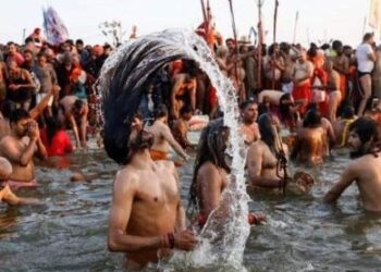 Magh Mela: Sadhu standing for seven years becomes center of attraction